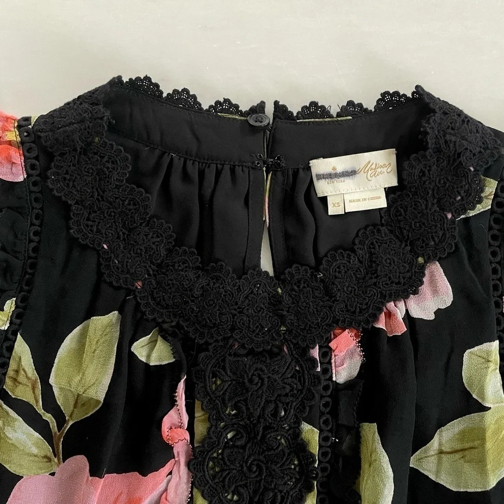 Kate Spade Floral Silk Top